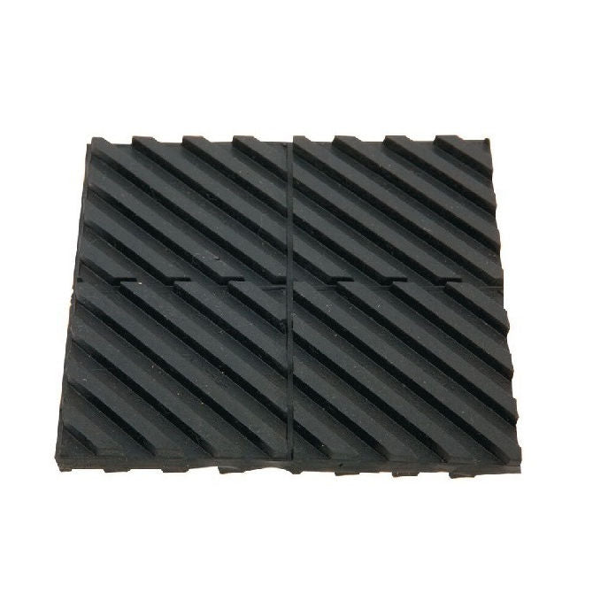 1218370 | MNP-609-R --- Neoprene Pads Mounts - 609.6 x 609.6 mm 1.0 - 25.0 psi 7.938 mm Ribbed Pattern - Neoprene Rubber Mount