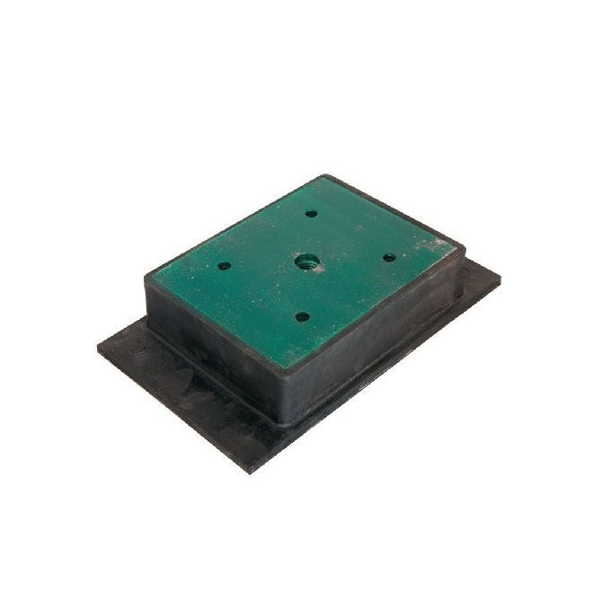1221528 | MR4-4536 --- Rectangular 4 Bolt Mounts - 4535.9 Kg - 263.53x180.98 mm - Steel and Neoprene Mount