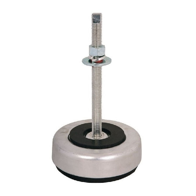 1220714 | MVI-2041-PC --- Vibration Isolation Pads Mounts - 2041 Kg - 1360 Kg - 139.7 Compression Shear - Steel and Neoprene Mount