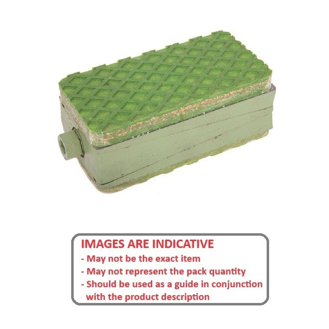 1219198 | MW-0907 --- Wedge Mounts - 907.2 Kg - 152.4x76.2 mm Light Duty - Steel Mount