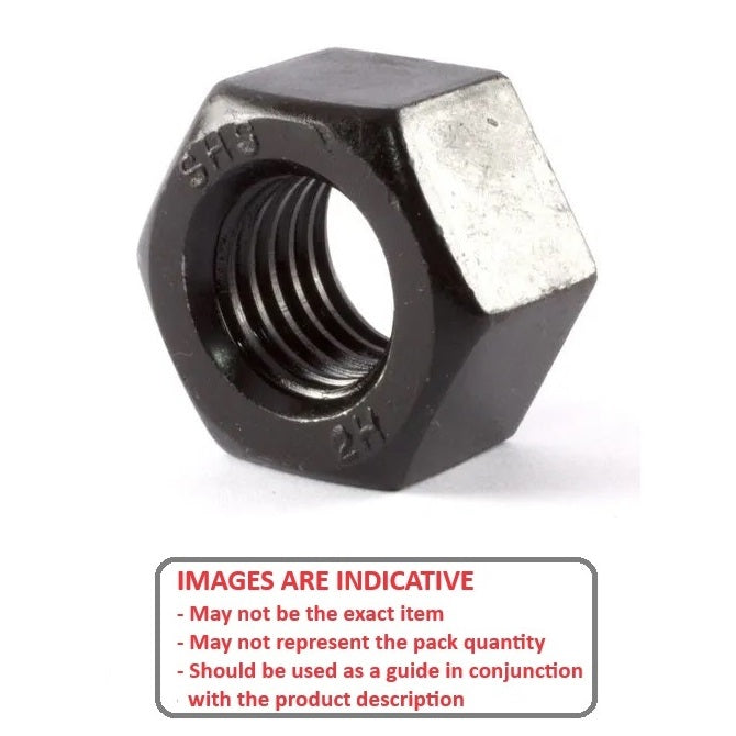 1103443 | NT127C-LP-CB --- Indexing Plunger Locknuts Nuts - 1/2-13 UNC - 12.7mm - Steel - Black Oxide Finish - - Nut