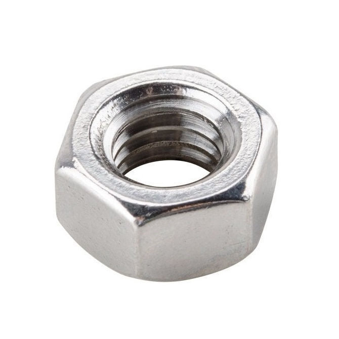 1038837 | NT020M-HX-S6 (10 Pcs) --- Hexagonal Nuts - M2 - 2x0.4mm - 1.5x4 mm Full - Stainless Steel 316 Similar to A4, 18-10 Nut