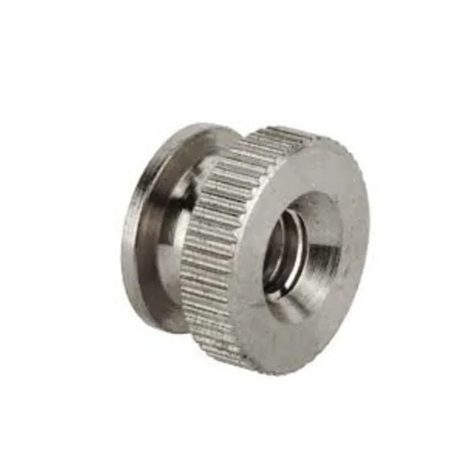 1040617 | NT022C-THC-S3 --- Thumb Nuts - 2-56 UNC - 2.18mm - 6.4x3.18 mm Collared - Stainless Steel 303 Similar to A2, 304, 18-8 Nut