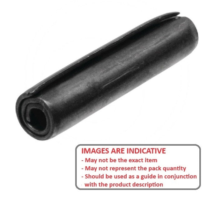 1068038 | PSP-060-040H-C (2 Pcs) --- Coiled Pins - 6x40 - 6.00 - 6.15 - High Carbon Steel Pin