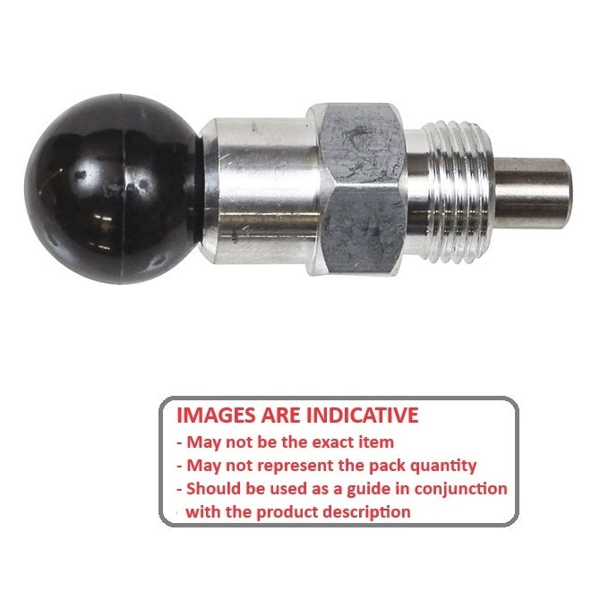 1109433 | BSD-45LORS --- Pull Pins - 15.875x14.288x57.15 mm Round Handle - Steel Pin