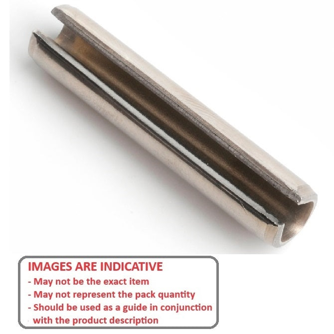 1037361 | RP015-0080-4 (100 Pcs) --- Roll Pins - 1.5x8x1.8 mm - Stainless Steel 304 Similar to A2, 18-8 HRB80 Pin
