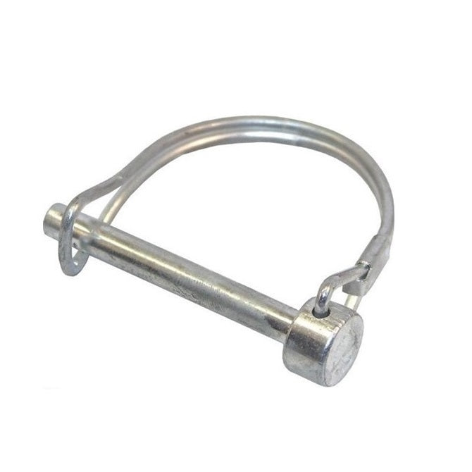 Wire Lock Lynch Pins - 6.35x44.45x2.3 mm - Carbon Steel Spring Wire Zinc Plated