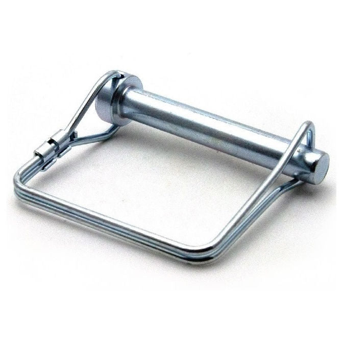 1073247 | LYP-Q2-064-064-CZ (200 Pcs) --- Wire Lock Lynch Pins - 6.35x63.5x2.3 mm Double Wire - Carbon Steel Spring Wire Zinc Plated Pin