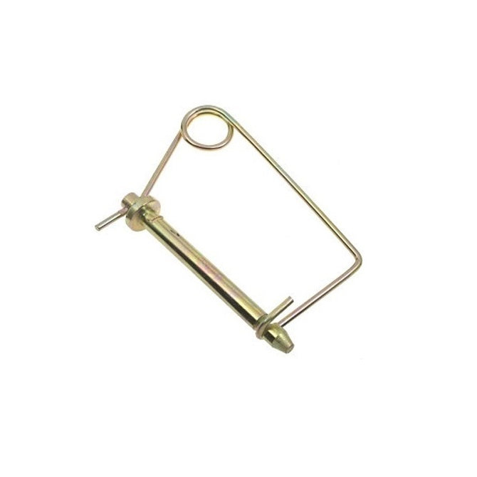 Wire Lock Lynch Pins - 9.53x101.6x2.3 mm - Carbon Steel Spring Wire Zinc Plated