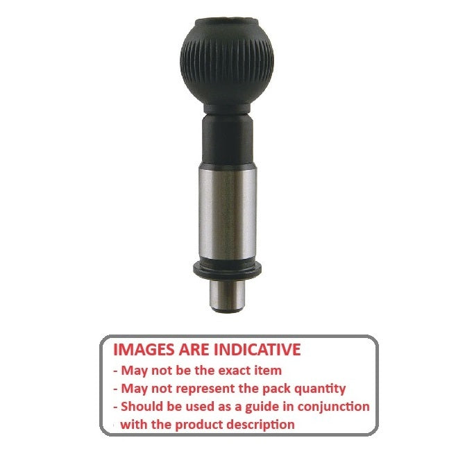 1149171 | PLI-P-250-500-42-SP-BG --- Indexing Precision Plungers - 38x60 mm - 2 N Ball Grip - Steel Plunger