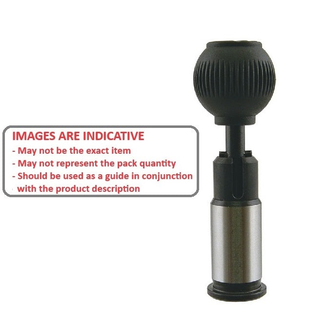 1131835 | PLI-P-160-400-28-LSP-BG --- Indexing Precision Plungers - 25x42 mm - 2 N Ball Grip - Steel Plunger