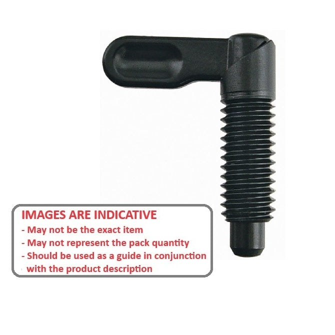 1087344 | PLIT-040-095F-10-G-C --- Indexing Plungers - 3/8-24 UNF - 9.53mm - 20 mm - 0.4 N Grip - Steel Plunger