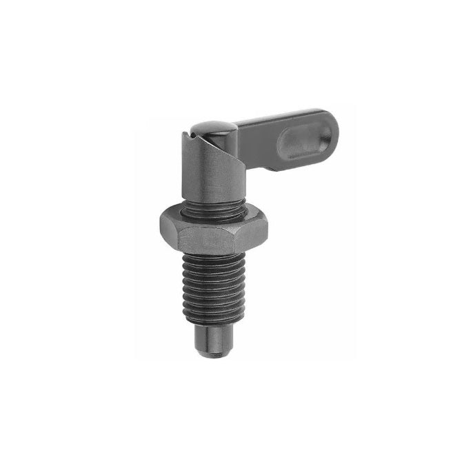 1086174 | PLIT-050-095C-10-G-C-N (Each) --- Indexing Plungers - 3/8-16 UNC - 9.53mm - 20 mm - 0.5 N Grip - Steel Plunger