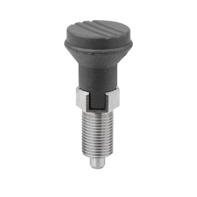 1085917 | PLIT-050-095C-47-LK-C --- Indexing Plungers - 3/8-16 UNC - 9.53mm - 17 mm - 0.5 N Locking - Steel Plunger