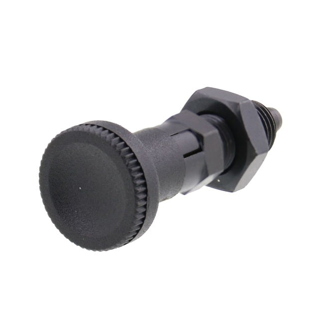 1090339 | PLIT-050-100-100-21-LSH-S3 --- Indexing Plungers - M10x1 - Extra Fine - 15 mm - 0.6 N Locking - Stainless Steel Plunger