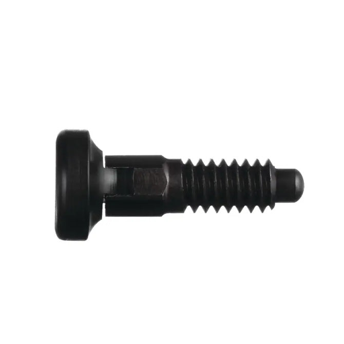 1066392 | PLST-060-130-HCL-002 --- Spring Plungers - M6 - 6x1mm - 13 mm - 0.5 N Acetal Handle - Steel with Acetal Plunger