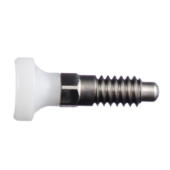 1091018 | PLST-100-200-HS-009 --- Spring Plungers - M10 - 10x1.5mm - 20 mm - 1 N Acetal Handle - Stainless Steel with Acetal Plunger