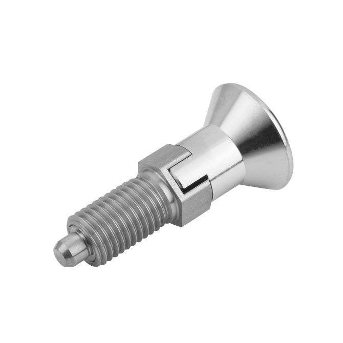 1124027 | PLIT-100-200-150-83-LKP-S3F --- Indexing Pull Knob Plungers - M20 Extra Fine - 20x1.5mm - 83 mm - 6.8 N - Stainless Steel 303 Similar to A2, 304, 18-8 Plunger