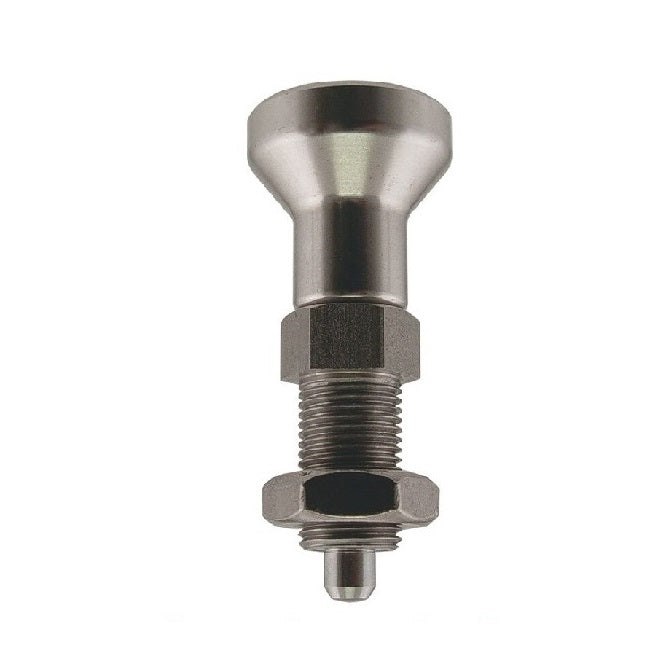 Indexing Pull Knob Plungers - M8 Fine - 8x1mm - 43 mm - 2.7 N  - Stainless Steel 303 Similar to A2, 304, 18-8