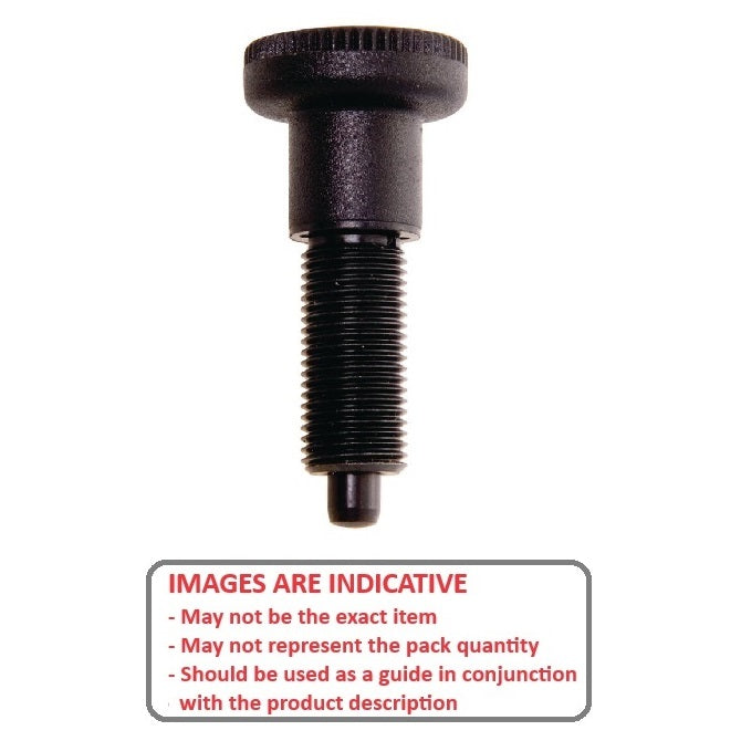 1067841 | PLIT-030-060-075-32-KP-C --- Indexing Pull Knob Plungers - M6 Fine - 6x0.75mm - 31.5 mm - 5 N - Steel Plunger