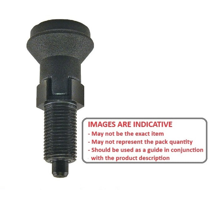 1067931 | PLIT-030-060-075-32-LKPN-C --- Indexing Pull Knob Plungers - M6 Fine - 6x0.75mm - 31.5 mm - 2 N - Steel