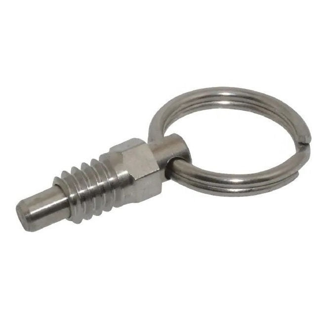 1110155 | PLST-159C-254-RS-022 --- Spring Plungers - 5/8-11 UNC - 15.88mm - 14.2 mm - 5.6 N Ring Handle - Stainless Steel