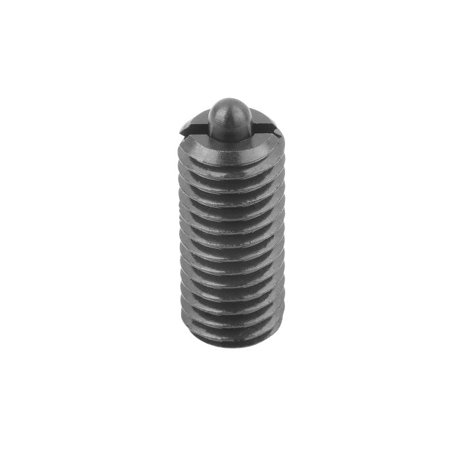 1052420 | PLBT-040M-090-C-010 (10 Pcs) --- Ball Threaded Plungers - M4 - 4x0.7mm - 9 mm - 4 N - Steel Plunger