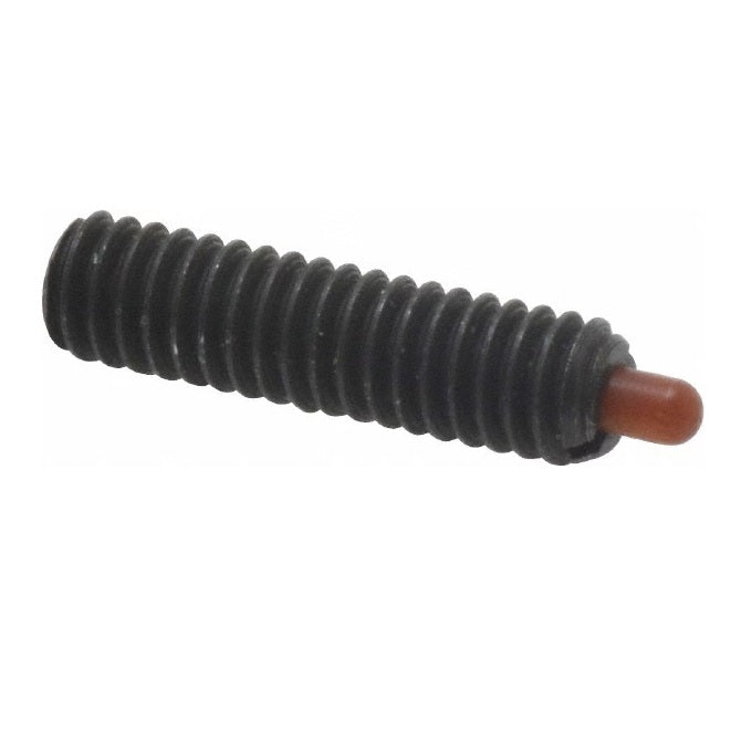 1055048 | PLST-042C-159-PC-010 --- Spring Plungers - 8-32 UNC - 4.17mm - 15.9 mm - 3.1 N No Handle - Steel Body with Plastic Plunger