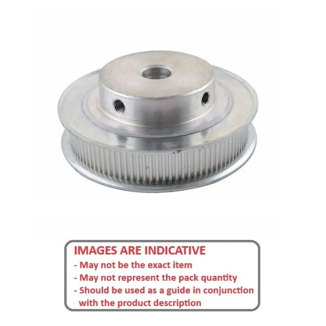 1154879 | P-030G-044-150FF-AL-G-064 --- Metric Timing Pulleys - 44 tooth - 15x6.35 mm - Aluminium