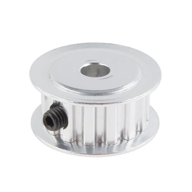 1096152 | P-XL-012-095FF-AL-GN-060 --- Inch Timing Pulleys - 12 tooth - 9.5x6 mm 5.080mm Pitch XL - Aluminium Pulley