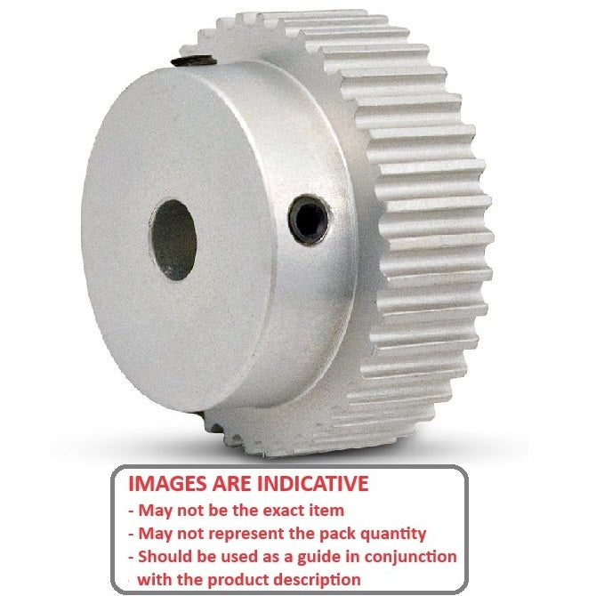 1089402 | P-XL-010-095P-AL-G-048 --- Inch Timing Pulleys - 10 tooth - 9.5x4.763 mm 5.080mm Pitch XL - Aluminium Pulley