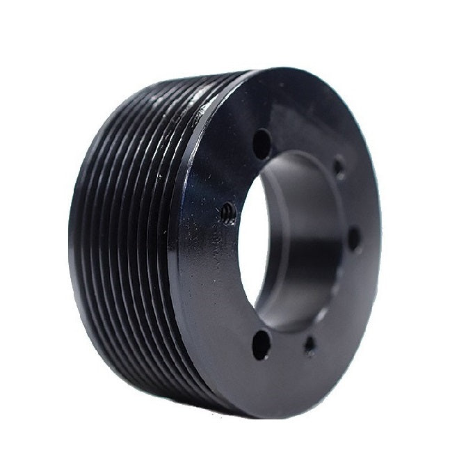 Poly V Pulleys - 56.9 mm - 6 - 57.66 - Steel - Black Oxide
