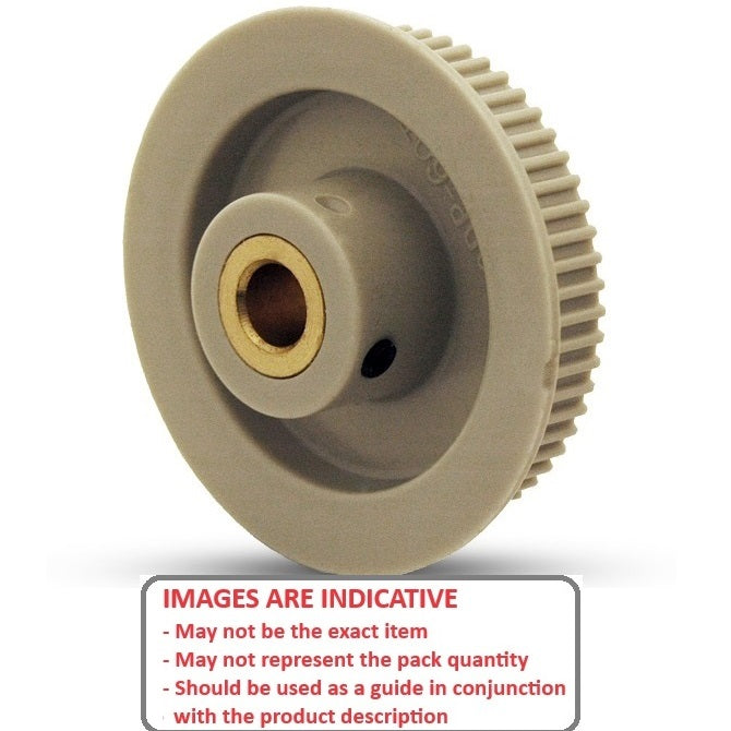 1153341 | P-MXL-042-064SF-PP-GI-048 --- Inch Timing Pulleys - 42 tooth - 6.4x4.763 mm 2.032mm Pitch MXL - Plastic Pulley