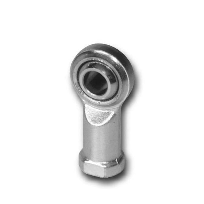 Female Rod Ends - 6x40.5 mm - M6x1.0 Left - Tempered Steel with PTFE