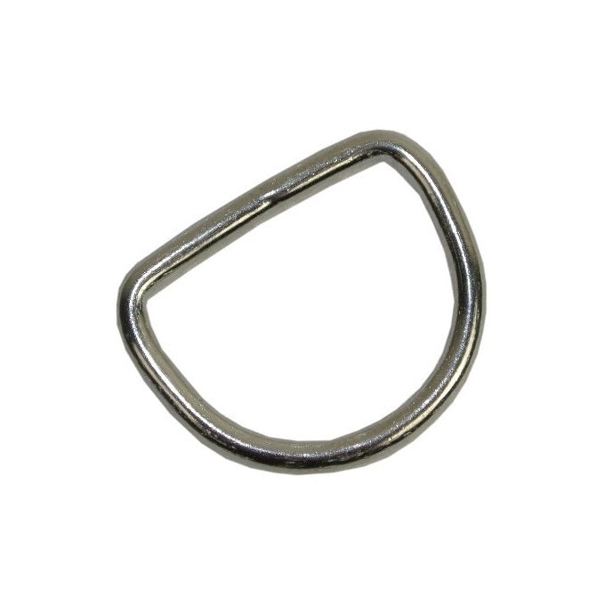 D Rings - 25.4x3.48 mm - - - Nickel Plated