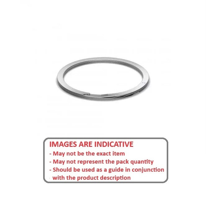 1184076 | RSN-375 --- External Retaining Rings - 95.25x2.82x90.22 mm - Spring Steel