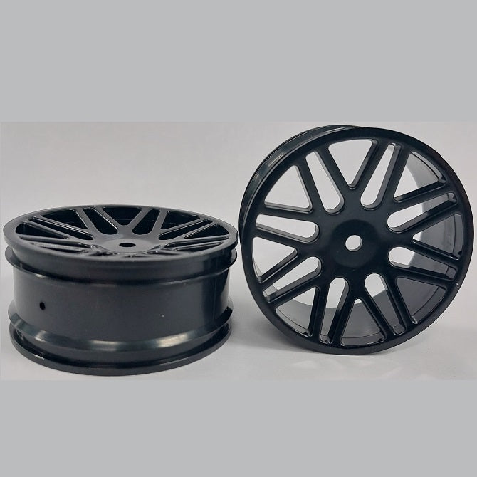 RC Car Rims Hobby - Rim Colour Black 16 Spoke
