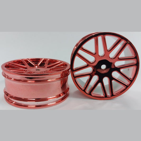 RC Car Rims Hobby - Rim Colour Metallic Red 16 Spoke