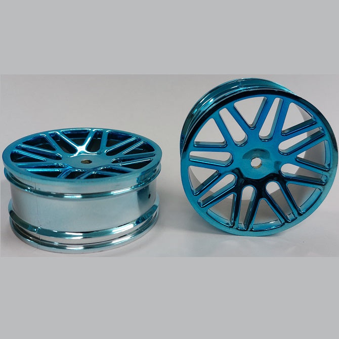 RC Car Rims Hobby - Rim Colour Metallic Blue 16 Spoke