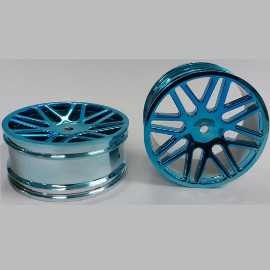 RC Car Rims Hobby - Rim Colour Metallic Blue 16 Spoke