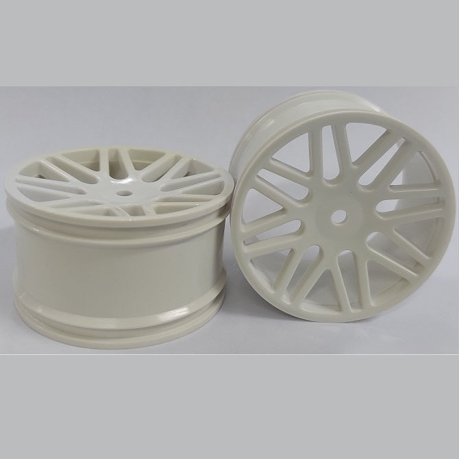 RC Car Rims Hobby - Rim Colour White 16 Spoke - Plastic