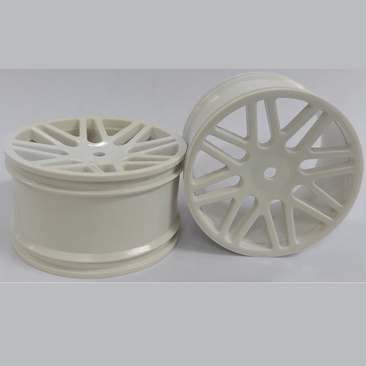 RC Car Rims Hobby - Rim Colour White 16 Spoke - Plastic
