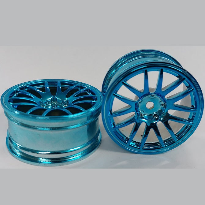 RC Car Rims Hobby - Rim Colour Blue 12 Spoke