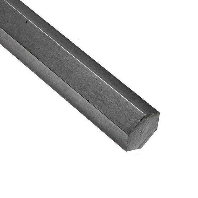 1094587 | 6R-0111-0914-CSL (Length) --- Hexagonal Bar Rod - 11.11x914 mm - Low Carbon - Carbon Steel - Low Carbon