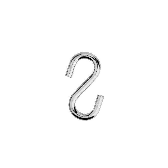 1055911 | SH-24RS (5 Pcs) --- S Shape Steel Hooks - 4.724x44.45x12.7 mm