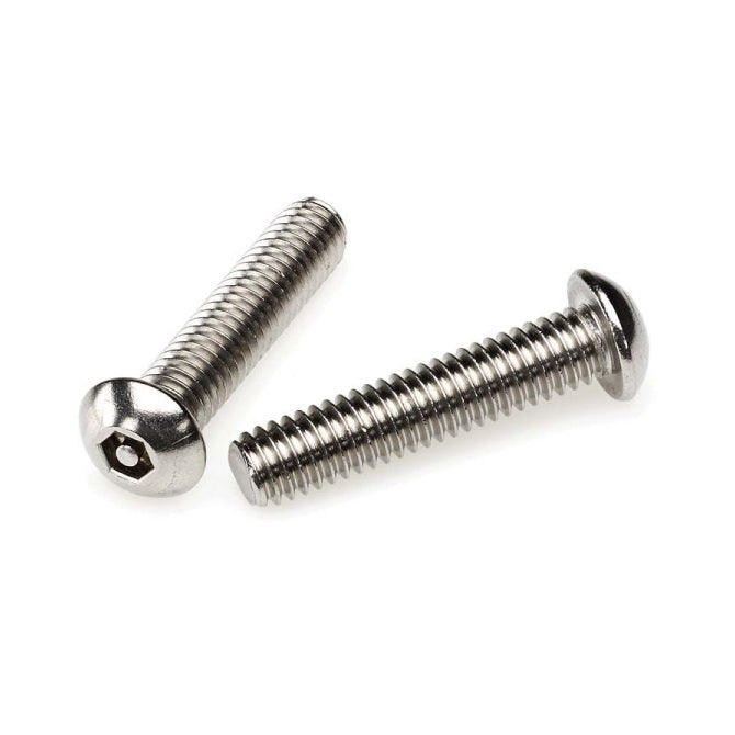 1063314 | SCS0500-050-B-SK-S4 (6 Pcs) --- Security Screws - M5 - 5x0.8mm - 50 mm - 304 Stainless Button Screw