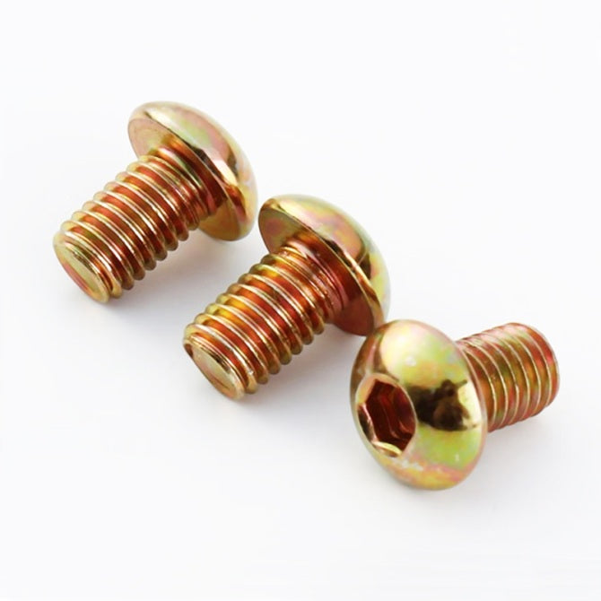 1057292 | SC048C-013-B-SK-CZ (100 Pcs) --- Button Screws - 10-24 UNC - 4.76mm - 12.7 mm - Zinc Plated Steel Socket Screw