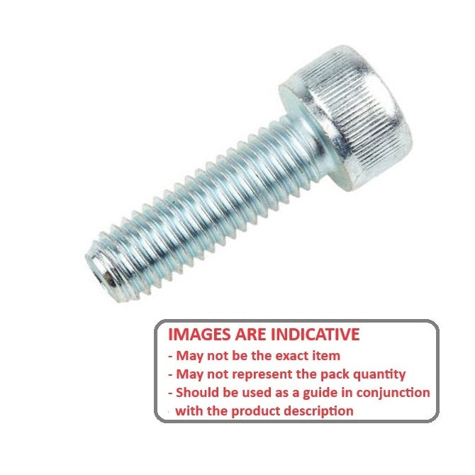 1039465 | SC020M-008-C-SK-CZ (100 Pcs) --- Socket Cap Screws - M2 - 2x0.4mm - 8 mm - Zinc Plated Steel Screw
