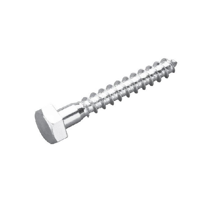 Coach Screws - M6 - 6x1mm - - 30 mm  - Stainless Steel 316 Similar to A4, 18-10