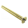 Countersunk Screws - M1.4 - 1.4x0.3mm - 10 mm - Brass Slotted